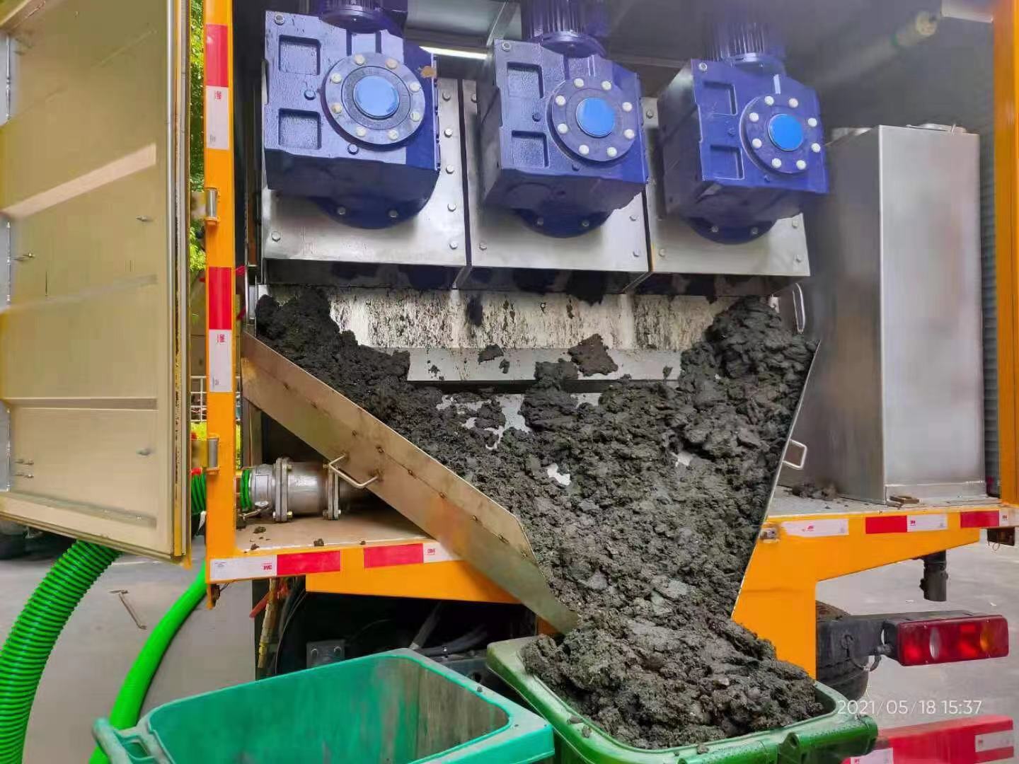 互助化粪池清掏城市维护站-泥浆净化干湿分离处理